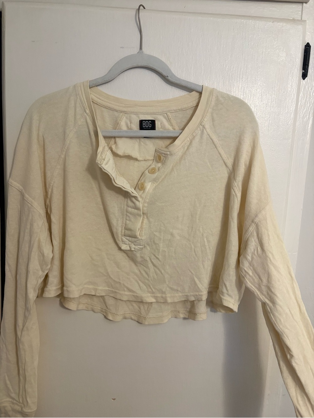 Urban Outfitters BDG Henley Crop Tee